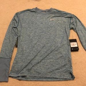 brand new blue nike running shirt